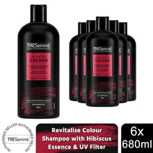Load image into Gallery viewer, Tresemme Shampoo Revitalise Colour with Hibiscus Essence &amp; UV Filter, 6x680ml