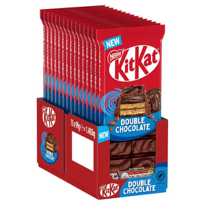 Nestle Sharing Bars, KitKat Double Chocolate 15x99g(2 Pack)