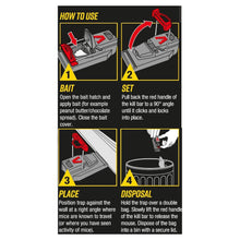 Load image into Gallery viewer, Deadfast Quick Kill Mouse Trap One-Click Setting Rodent Control Twin 2 Pack