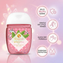 Load image into Gallery viewer, HandiGel Pocket Size Hand Sanitizers Antibacterial Gel 29ml-Magical Unicorns