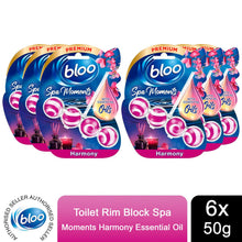 Load image into Gallery viewer, Bloo Toilet Rim Block with Essential Oils for Lasting Freshness &amp;Cleanliness 6pk