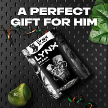 Load image into Gallery viewer, Lynx Black Duo Gift Set - Body Spray &amp; Bodywash Daily Freshness Grooming Kit
