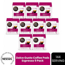Load image into Gallery viewer, Nescafe Dolce Gusto Coffee Pods Caps Box of 16 Espresso
