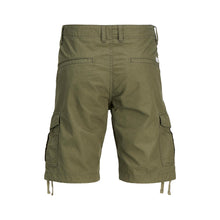 Load image into Gallery viewer, Jack &amp; Jones Men's Jwhcharlie Jjdave Cargo Shorts Combat Bottoms Olive Night XL