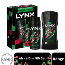 Load image into Gallery viewer, LYNX Africa Duo Gift Set 2 piece, Choose your pack 1,2,3 or 4