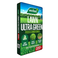 Load image into Gallery viewer, Westland Lawn Ultra Green Improves lawn health, 350m² Coverage Bag