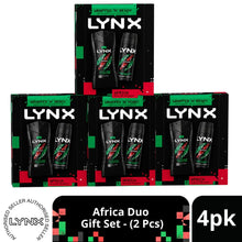 Load image into Gallery viewer, LYNX Africa Duo Gift Set 2 piece, Choose your pack 1,2,3 or 4