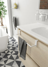 Load image into Gallery viewer, COSMIC Towel rail White Matte Measures 7 x 9.5 x 38 cm
