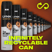 Load image into Gallery viewer, Lynx XXL Dark Temptation 72H Sweat Protection Anti-Perspirant Deodorant 6x250ml