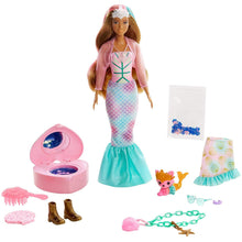 Load image into Gallery viewer, Barbie Color Reveal Peel Mermaid Fashion Doll with Accessories