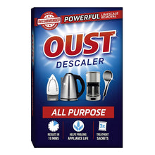 Load image into Gallery viewer, Oust Powerful All Purpose Descaler, Limescale Remover 3 Sachets, 1 Pack