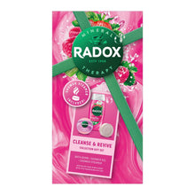 Load image into Gallery viewer, Radox Cleanse &amp; Revive Shower Gel &amp; Bath Bomb Gift Set for Her w/ Shower Steamer