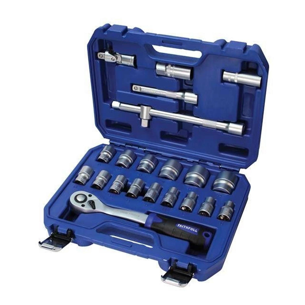 1/2in Drive Socket Set, 22 Piece