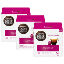 Load image into Gallery viewer, Nescafe Dolce Gusto Coffee Pods Caps Box of 16 Espresso