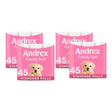 Load image into Gallery viewer, Andrex Toilet Rolls x45 Gentle Clean Fragrance-Free 2 Ply Toilet Paper
