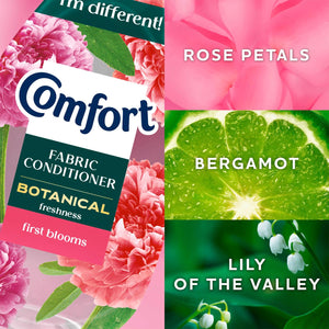 Comfort Botanical Fabric Conditioner First Blooms Softner 960ml 64 Washes, 2 pk