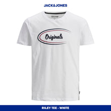 Load image into Gallery viewer, Jack &amp; Jones Jorriley Tshirt Crew Neck - White - Size S