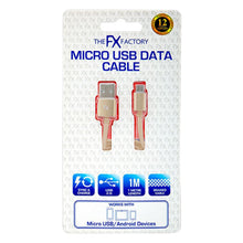 Load image into Gallery viewer, Fx Braided Micro USB Data Cable, Gold, Rose Gold, Space Grey, Silver[Gold]