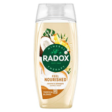 Load image into Gallery viewer, Radox Mineral Therapy Feel Nourished Shower Cream Moisturising Wash 225ml, 6pk