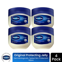 Load image into Gallery viewer, Vaseline Petroleum Jelly Original Skin Protectant Sensitive Skin 100ml, 4 Pack