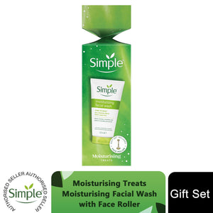 Simple Gift Set Moisturising Treats Skincare Face Wash 150ml Gentle Care Set