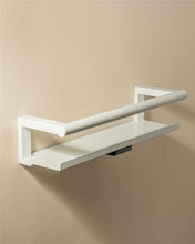 Load image into Gallery viewer, COSMIC Architect SP Shower Basket | Matte White | Shelf w/ Cleaner