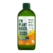 Load image into Gallery viewer, Original Source Body Wash I&#39;m Plant Based Lemongrass and Sweet Orange 335ml, 6pk