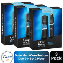 Load image into Gallery viewer, Dove Men+Care Restore Duo Gift Set 2 piece, Choose Your Pack Size 1,2,3 or 4