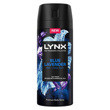 Load image into Gallery viewer, Lynx Fine Fragrance Blue Lavender Bundle Premium Deodorant Body Spray for Men
