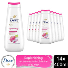 Load image into Gallery viewer, Dove Advanced Care Body Wash Replenishing 24H Renewing Micromoisture 400ml, 14Pk