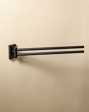 Load image into Gallery viewer, COSMIC Towel Rail Black Matte, Screw Mount, 36.7x3.8x7.2 cm