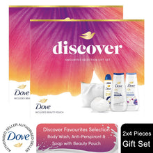 Load image into Gallery viewer, Dove Discover Selection+Beauty Gift Set Nourishing Bodywash, APA &amp; Shea Soap