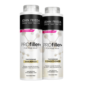 John Frieda Pro Filler+ Thickening Fine Hair Shampoo & Conditioner Silicon-Free