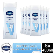 Load image into Gallery viewer, Vaseline Intensive Care Body Lotion Advanced Repair Fragrance Free 400ml, 8 Pack