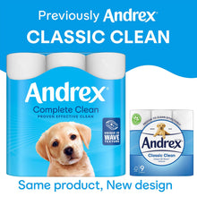 Load image into Gallery viewer, Andrex Toilet Roll Classic White Fragrance-Free 2 Ply Toilet Paper, 72 Rolls