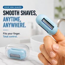 Load image into Gallery viewer, Envie 2-in-1 Travel Finger Razor Mini Shaver &amp; Portable Toothbrush Cover