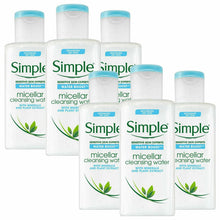 Load image into Gallery viewer, 6 x 200ml Simple Water Boost Cleansing Micellar Water