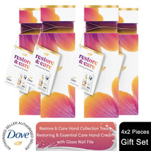 Load image into Gallery viewer, Dove Hand Treats Gift Set - Moisturising Hand Creams Essential &amp; Coconut Duo