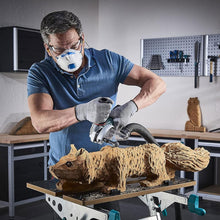 Load image into Gallery viewer, wolfcraft Ball Rasp for Angle Grinder, Hollows &amp; Contours in Wood, Ø 31.5 mm