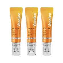 Load image into Gallery viewer, Vaseline Lip Gloss Serum Juicy Peach 10ml, 3 Pack SPF15 Plumping Non Sticky Care
