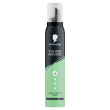 Load image into Gallery viewer, Schwarzkopf Styling Mousee Volume HL4, 200ml Strong Hold Foam for Curly Hair, 6 Pack