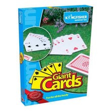 Load image into Gallery viewer, Kingfisher GA013 Giant Playing Cards – Outdoor Garden Game for Family &amp; Parties