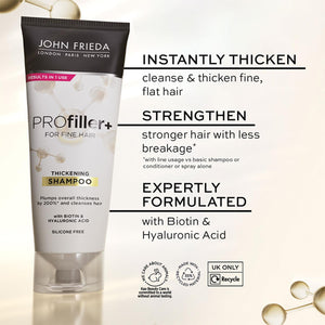 John Frieda Profiller+ Haircare Range- Shampoo, Conditioner, Spray & Super Fluid