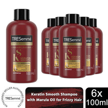 Load image into Gallery viewer, Tresemme Keratin Smooth Shampoo with Marula Oil for Frizzy Hair 100ml, 6 Pack