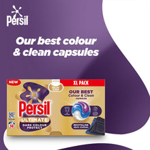 Load image into Gallery viewer, Persil XL Ultimate Washing Capsules Dark Colour Protect Stain Removal 38W, 3pk