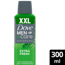 Load image into Gallery viewer, Dove Men+Care Advanced XXL Anti-Perspirant Aerosol Deo Extra Fresh 300ml, 6 PacK
