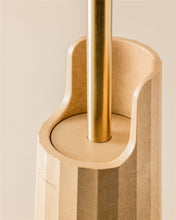 Load image into Gallery viewer, COSMIC Avenir Toilet Brush, Polygonal, Recycled Plastic, Sand Color