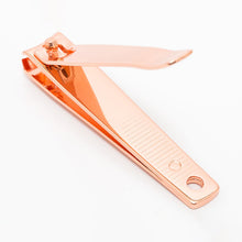 Load image into Gallery viewer, Envie Nail Clippers Stainless Steel Rose Gold Ergonomic Manicure Cutter Set of 3