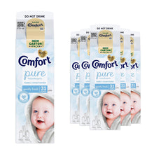 Load image into Gallery viewer, Comfort Pure Gently Fresh Fabric Conditioner 31 Washes fabric softener 930ml,6pk
