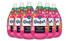 Load image into Gallery viewer, Comfort Tropical Lily Fabric Conditioner 58 washes, 6 Pack of 870ml